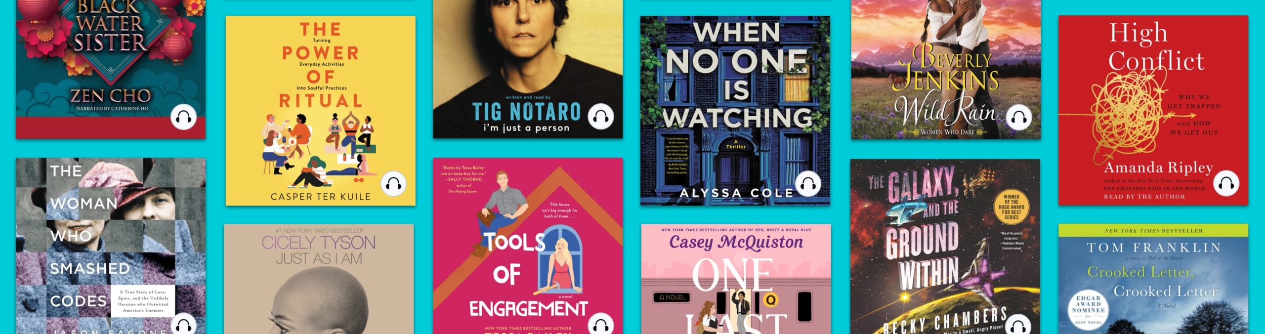 12 audiobooks for plane, train, or automobile trips