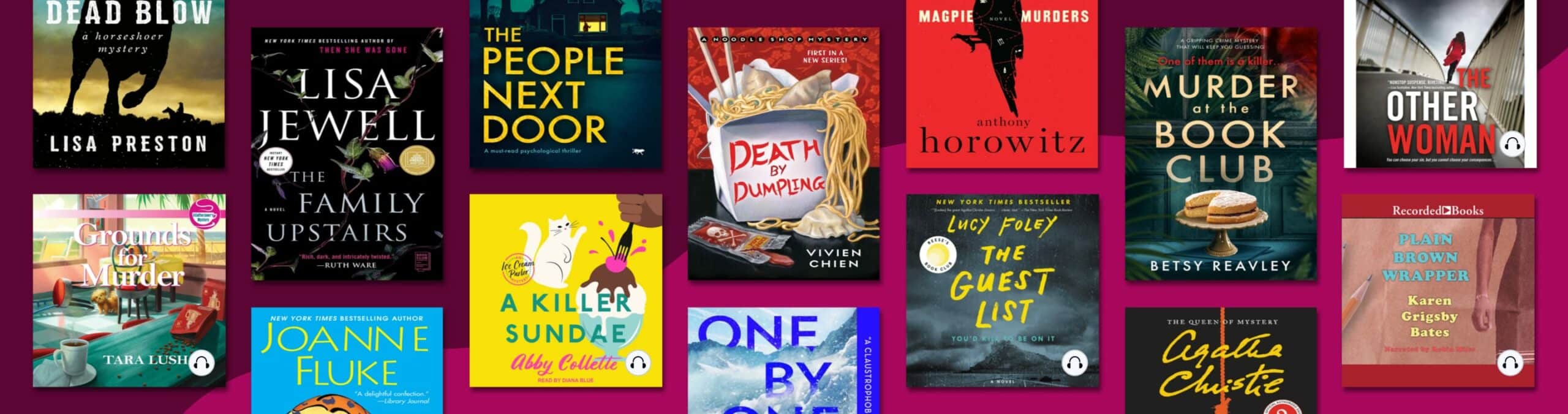 Book recommendations based on your favorite mystery tropes